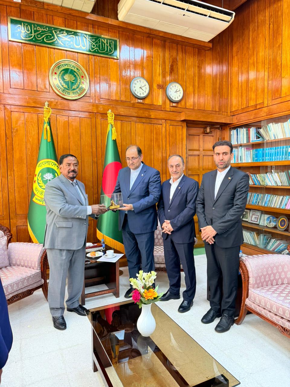 জাতীয় সংসদের স্পিকারের সঙ্গে ইরানি রাষ্ট্রদূতের সাক্ষাৎ